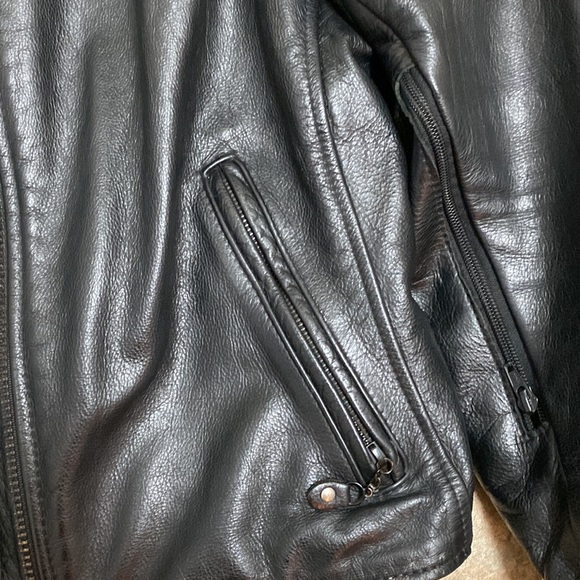 SOLD on eBay. Vanson Leathers Drifter Mk2 Blacked Out Leather Motorcycle Jacket. - Picture 3 of 11